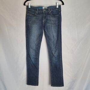 Paige Skyline Ankle Peg Lowrise Jeans Women's Size 26 Inseam 27